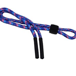 Glasses cord with rubber connectors